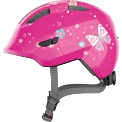 ABUS Fietshelm SMILE Y 3.0 Roze Vlinder-S