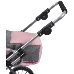 BAYER CHIC 2000 Combi Poppenwagen LENI Melange Grijs-roze -Kinder Avontuur Verkoop bayer chic 2000 combi poppenwagen leni melange grijs roze a355163 4