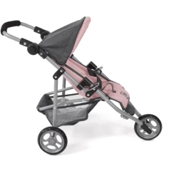 BAYER CHIC 2000 Jogging Buggy LOLA Melange Antraciet-roze -Kinder Avontuur Verkoop bayer chic 2000 jogging buggy lola melange antraciet roze a355599 4