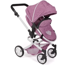 BAYER CHIC 2000 MIKA Jeans Roze Combi Poppenwagen -Kinder Avontuur Verkoop bayer chic 2000 mika jeans roze combi poppenwagen a355316 3