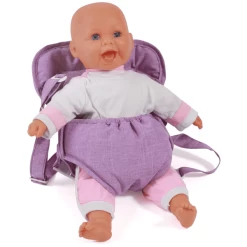 BAYER CHIC 2000 Poppen Draagriem Melange Lila -Kinder Avontuur Verkoop bayer chic 2000 poppen draagriem melange lila a297225 3