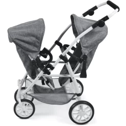 BAYER CHIC 2000 Tandem-Buggy VARIO Jeans Grey -Kinder Avontuur Verkoop bayer chic 2000 tandem buggy vario jeans grey a242858 2