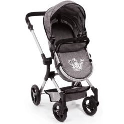 Bayer Design Combi Poppenwagen Vario Grijs -Kinder Avontuur Verkoop bayer design combi poppenwagen vario grijs a277638 4