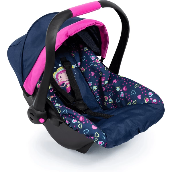 Bayer Design Poppen Autostoel Met Dak Blauw, Met Zeemeermin 4 Bayer Design Poppen Autostoel Met Dak Blauw, Met Zeemeermin - Afbeelding 2