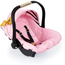 Bayer Design Poppen Autostoel Met Dak, Roze/goud -Kinder Avontuur Verkoop bayer design poppen autostoel met dak roze goud a313539 2