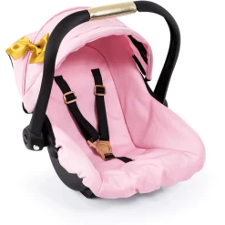 Bayer Design Poppen Autostoel Met Dak, Roze/goud -Kinder Avontuur Verkoop bayer design poppen autostoel met dak roze goud a313539 3