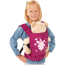 Bayer Design Poppen Draagriem Roze, Met Stippen En Sprookje -Kinder Avontuur Verkoop bayer design poppen draagriem roze met stippen en sprookje a295843 2