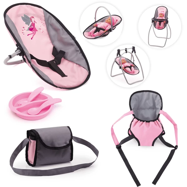 BAYER DESIGN Poppenaccessoires Roze/grijs 7720800 3 BAYER DESIGN Poppenaccessoires Roze/grijs 7720800