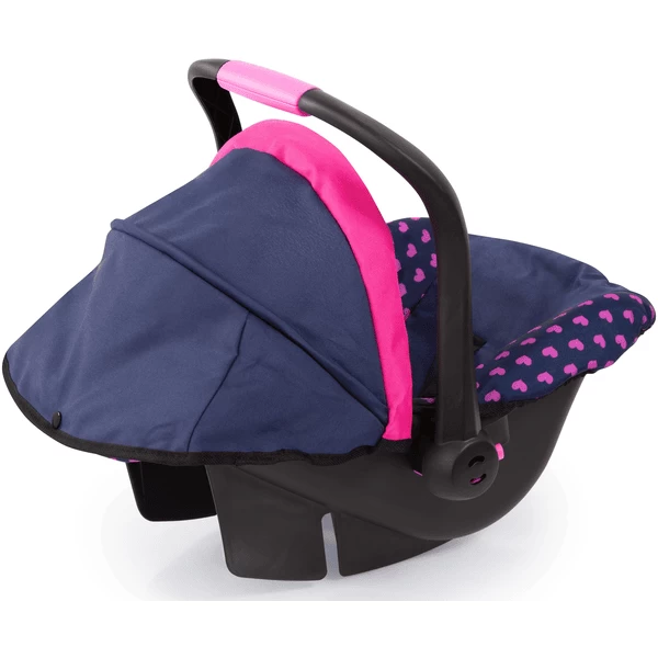 Bayer Design Poppenautostoel Met Kap Blauw/pink 4 Bayer Design Poppenautostoel Met Kap Blauw/pink - Afbeelding 2