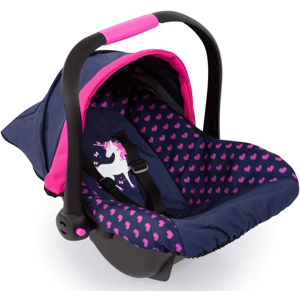 Bayer Design Poppenautostoel Met Kap Blauw/pink 3 Bayer Design Poppenautostoel Met Kap Blauw/pink