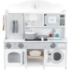 Bino Kinderkeuken Met Wasmachine En Toebehoren, Wit