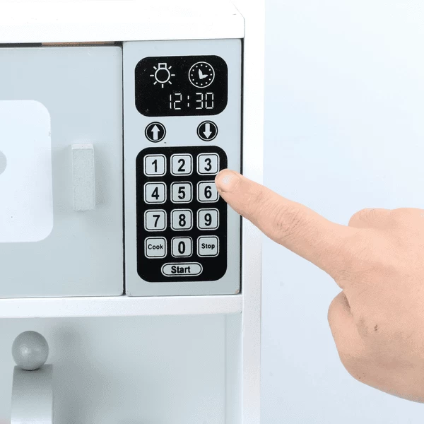 Bino Kinderkeuken Met Wasmachine En Toebehoren, Wit 6 Bino Kinderkeuken Met Wasmachine En Toebehoren, Wit - Afbeelding 4