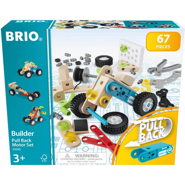 BRIO ® Build Er Pull-along Motor Bouwset, 67-delig. 3 BRIO ® Build Er Pull-along Motor Bouwset, 67-delig.