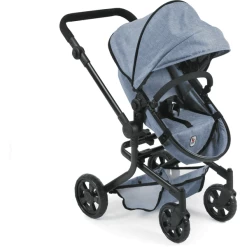 CHIC 2000 Combi Poppenwagen "MIKA" - Jeans Blue -Kinder Avontuur Verkoop chic 2000 combi poppenwagen mika jeans blue a225197 3