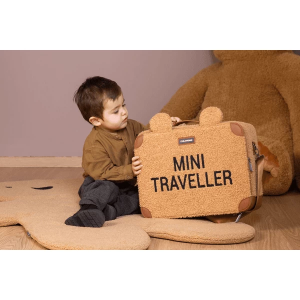 Childhome CHILD HOME Kinderkoffertje Mini Traveller Teddy Bruin 4 Childhome CHILD HOME Kinderkoffertje Mini Traveller Teddy Bruin - Afbeelding 2