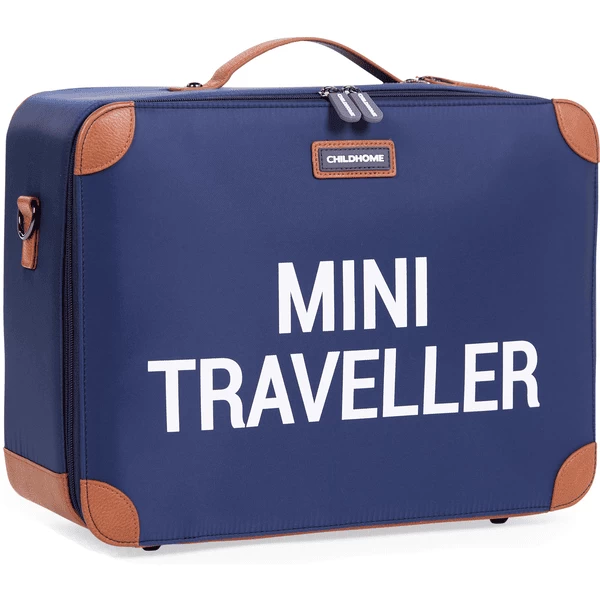 CHILDHOME Kinderkoffer Mini Traveller Marine / Wit 5 CHILDHOME Kinderkoffer Mini Traveller Marine / Wit - Afbeelding 3