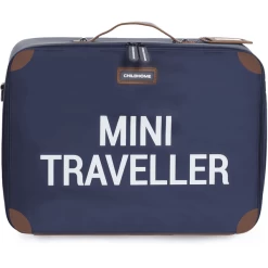 CHILDHOME Kinderkoffer Mini Traveller Marine / Wit
