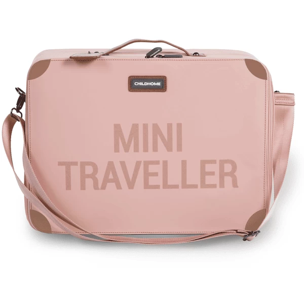 CHILDHOME Kinderkoffer Mini Traveller Roze / Koper 7 CHILDHOME Kinderkoffer Mini Traveller Roze / Koper - Afbeelding 5