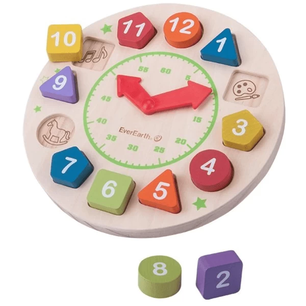 EverEarth® Houten Klok 3 EverEarth® Houten Klok - Afbeelding 2