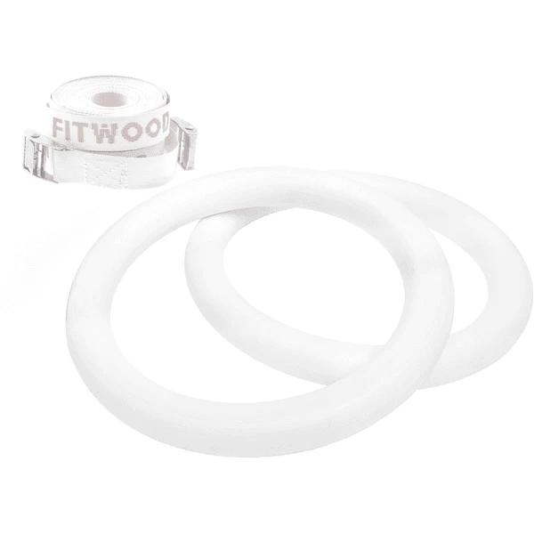 Fitwood ULPU Turnringen, Wit - Witte Bandjes 3 Fitwood ULPU Turnringen, Wit - Witte Bandjes