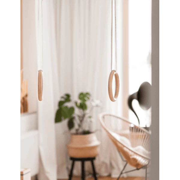 Fitwood ULPU Turnringen, Zwart - Witte Bandjes 5 Fitwood ULPU Turnringen, Zwart - Witte Bandjes - Afbeelding 3