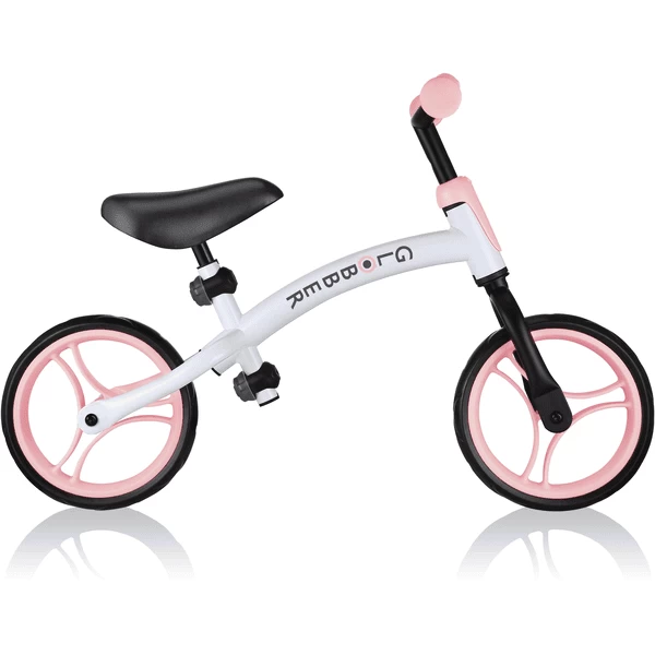 GLOBBER Go Bike Duo Wit Pastel Roze 5 GLOBBER Go Bike Duo Wit Pastel Roze - Afbeelding 3