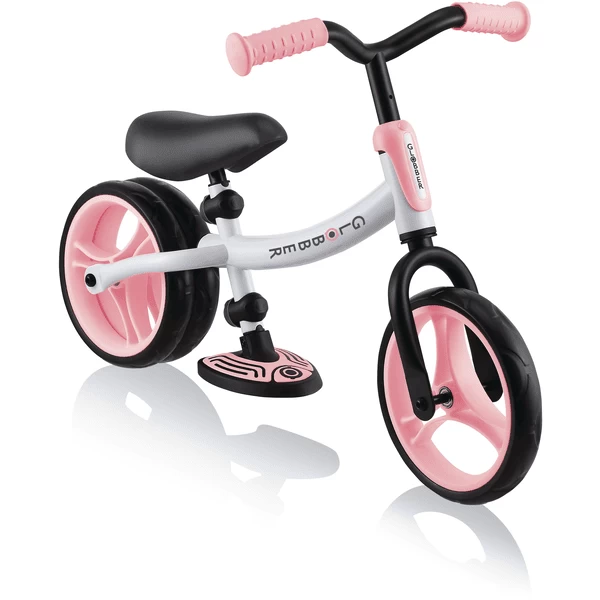 GLOBBER Go Bike Duo Wit Pastel Roze 7 GLOBBER Go Bike Duo Wit Pastel Roze - Afbeelding 5