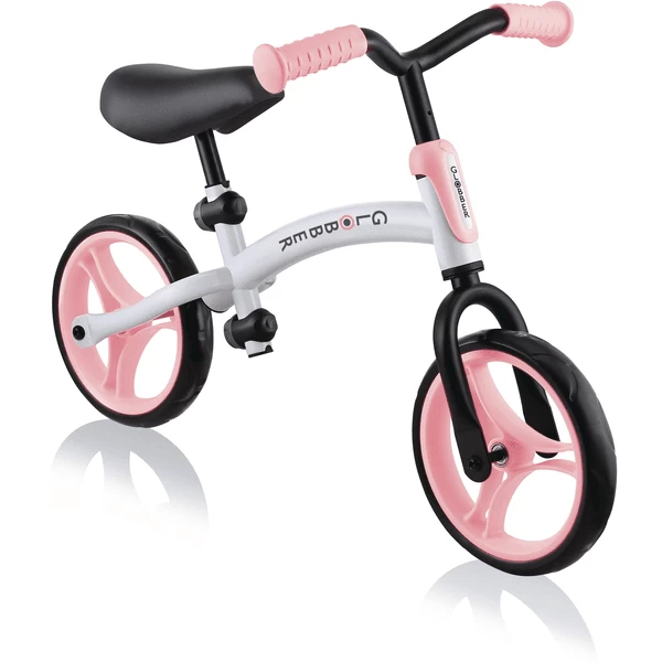 GLOBBER Go Bike Duo Wit Pastel Roze 3 GLOBBER Go Bike Duo Wit Pastel Roze