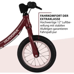 HUDORA ® Loopfiets Advanced Alu, Bordeaux -Kinder Avontuur Verkoop hudora loopfiets advanced alu bordeaux a297327 2
