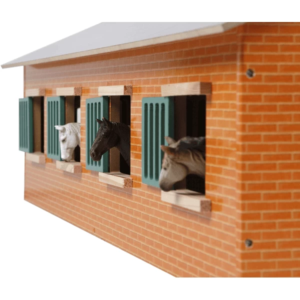 Kids Globe Boerderij Paardenstal Met 7 Boxen 6 Kids Globe Boerderij Paardenstal Met 7 Boxen - Afbeelding 5