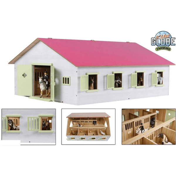 Kids Globe Paardenboerderij, 7 Paardenboxen 4 Kids Globe Paardenboerderij, 7 Paardenboxen - Afbeelding 2