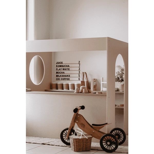 Kinderfeets ® 2-in-1 Driewieler Tiny Tot Plus, Bamboe 7 Kinderfeets ® 2-in-1 Driewieler Tiny Tot Plus, Bamboe - Afbeelding 5