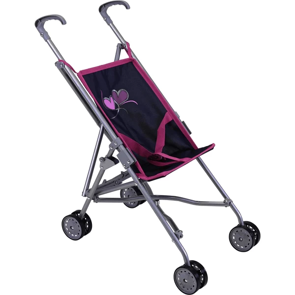 Knorr® Speelgoed Sim Vliegende Pop Buggy Heart S Blauw/roze 4 Knorr® Speelgoed Sim Vliegende Pop Buggy Heart S Blauw/roze - Afbeelding 2