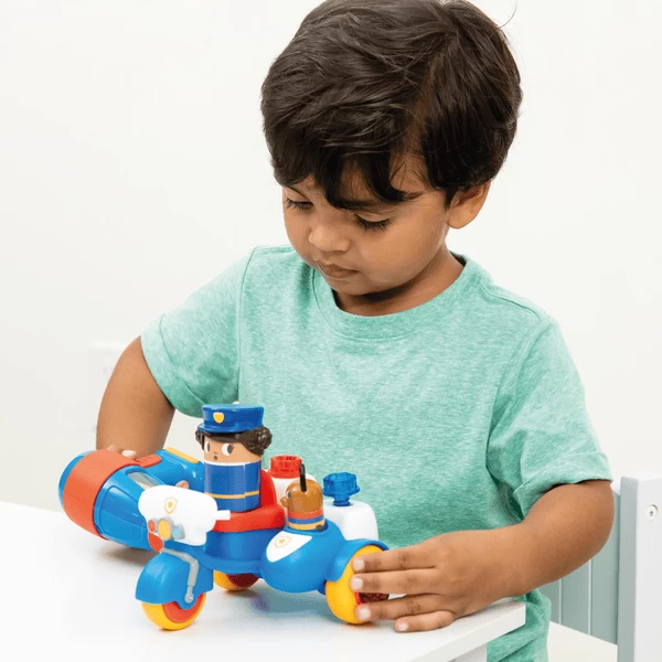 Learning Resources ® Design & Drill® Bolt Buddies® Police Motorfiets 4 Learning Resources ® Design & Drill® Bolt Buddies® Police Motorfiets - Afbeelding 2