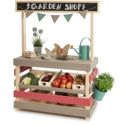 MUDDY BUDDY Speelgoedwinkel Voor Buiten "Garden Friend" Naturel-warmgrijs-mauve-roze