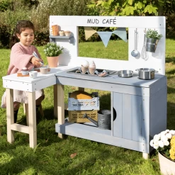 MUDDY BUDDY Speelkeuken Voor Buiten "Mud Café" Wit-wolkgrijs 9 MUDDY BUDDY Speelkeuken Voor Buiten "Mud Café" Wit-wolkgrijs -Kinder Avontuur Verkoop muddy buddy speelkeuken voor buiten mud cafe wit wolkgrijs a412715 2