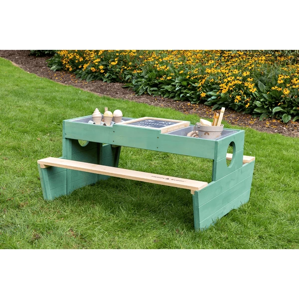 MUDDY BUDDY Speeltafel "Creator" Naturel Salie 6 MUDDY BUDDY Speeltafel "Creator" Naturel Salie - Afbeelding 4