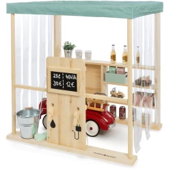 MUDDY BUDDY Speelwinkel Tankstation Voor Buiten "Bubble Catcher" Naturel - Saliegroen -Kinder Avontuur Verkoop muddy buddy speelwinkel tankstation voor buiten bubble catcher naturel saliegroen a412377 2