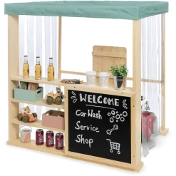 MUDDY BUDDY Speelwinkel Tankstation Voor Buiten "Bubble Catcher" Naturel - Saliegroen