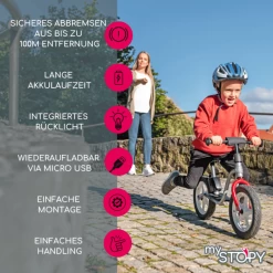 MySTOPY Wielrem Voor PUKY LR 1L Zwart -Kinder Avontuur Verkoop mystopy wielrem voor puky lr 1l zwart a381104 2