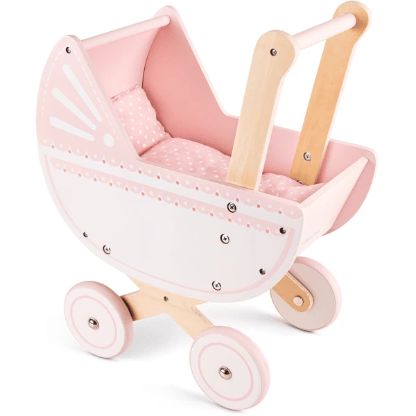 New Classic Toys® New Class Ic Toys Poppenwagen Roze Incl. Bedset 3 New Classic Toys® New Class Ic Toys Poppenwagen Roze Incl. Bedset