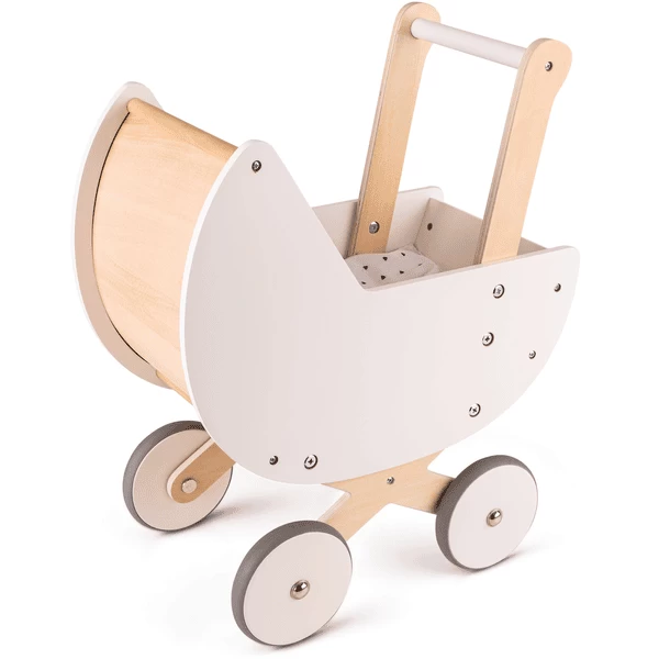 New Classic Toys® New Class Ic Toys Poppenwagen Wit Incl. Bedset 4 New Classic Toys® New Class Ic Toys Poppenwagen Wit Incl. Bedset - Afbeelding 2