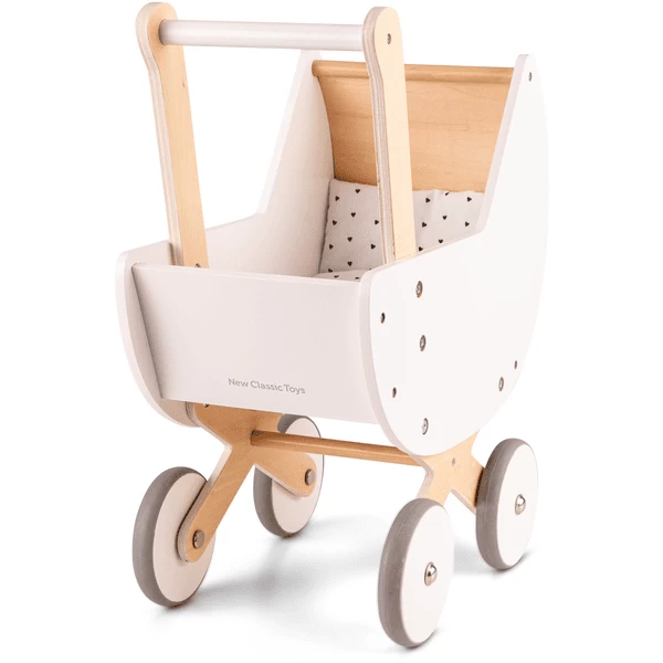 New Classic Toys® New Class Ic Toys Poppenwagen Wit Incl. Bedset 5 New Classic Toys® New Class Ic Toys Poppenwagen Wit Incl. Bedset - Afbeelding 3
