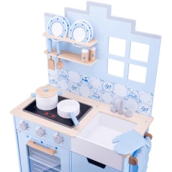 New Classic Toys® New Classic Toys Kinderkeuken - Delfts Blauw -Kinder Avontuur Verkoop new classic toys kinderkeuken delfts blauw a300929 3
