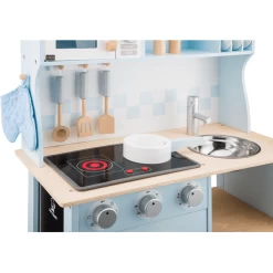 New Classic Toys® New Classic Toys Speelkeuken - Modern Blauw Met Kookplaat -Kinder Avontuur Verkoop new classic toys speelkeuken modern blauw met kookplaat a300926 3