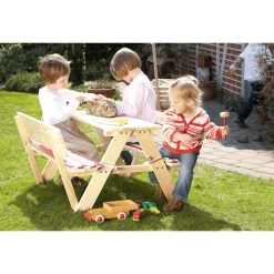 PINOLINO Kinder Picknicktafel Nicki Voor 4 Met Rugleuning -Kinder Avontuur Verkoop pinolino kinder picknicktafel nicki voor 4 met rugleuning a047905 3