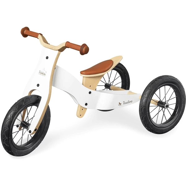 Pinolino Loopdriewieler Oskar, Wit/natuur 3 Pinolino Loopdriewieler Oskar, Wit/natuur