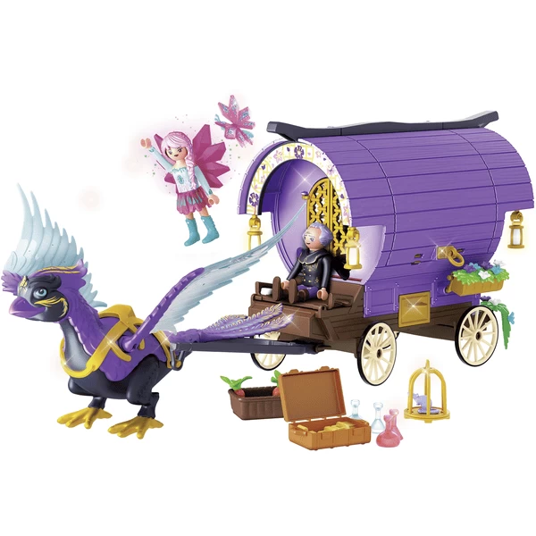 PLAYMOBIL ® Ayuma Fairy Carriage Met Phoenix 4 PLAYMOBIL ® Ayuma Fairy Carriage Met Phoenix - Afbeelding 2