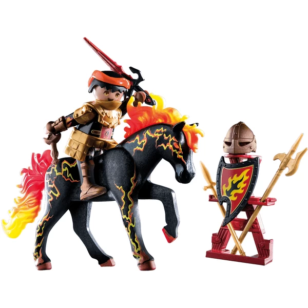 PLAYMOBIL Burnham Raiders - Fire Knights 4 PLAYMOBIL Burnham Raiders - Fire Knights - Afbeelding 2