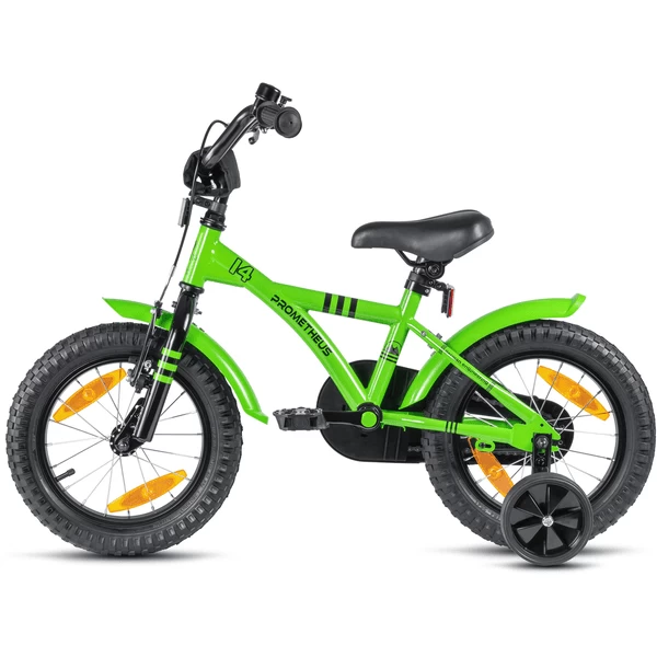 PROMETHEUS BICYCLES® Hawk Fiets 14'', Groen-zwart 7 PROMETHEUS BICYCLES® Hawk Fiets 14'', Groen-zwart - Afbeelding 5